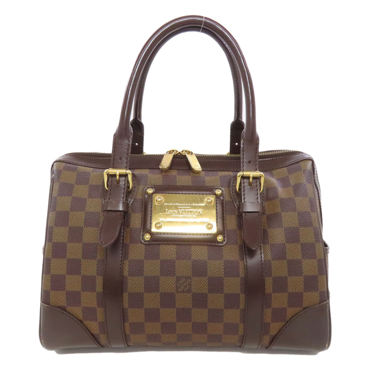 LOUIS VUITTON ルイヴィトン N52000 バークレイ ボストンバッグ ダミエキャンバス レディース 中古
