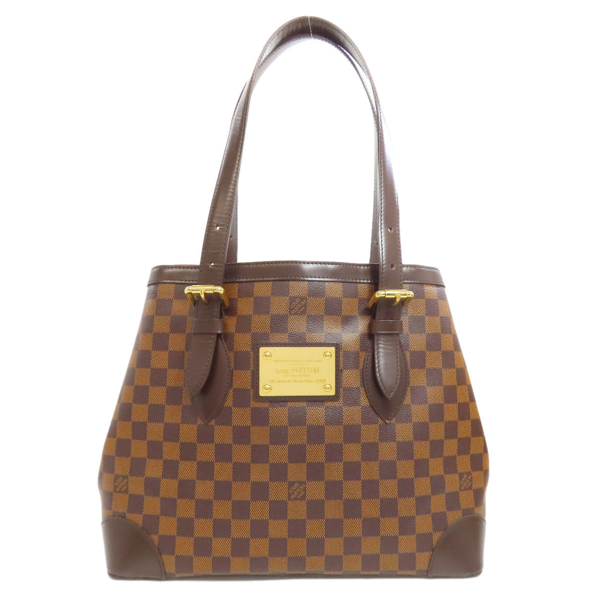 LOUIS VUITTON ルイヴィトン N51204 ハムステッドMM トートバッグ ダミエキャンバス レディース 中古