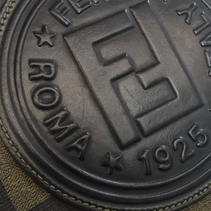 FENDI フェンディ 市松模様 2WAY ハンドバッグ PVC レディース 中古