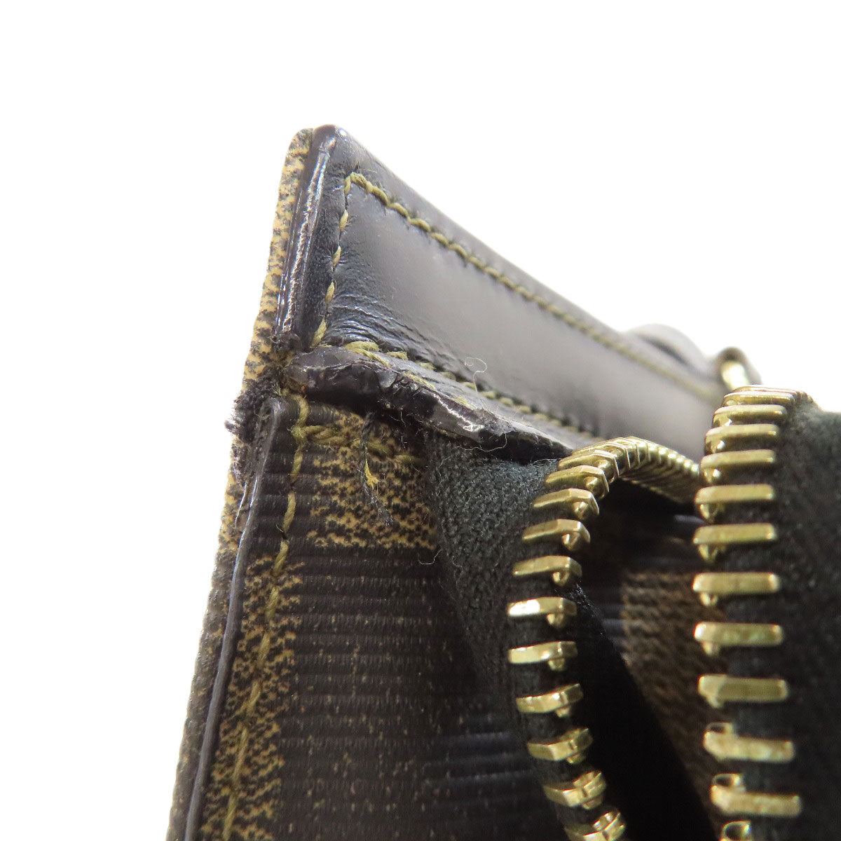 FENDI フェンディ 市松模様 2WAY ハンドバッグ PVC レディース 中古