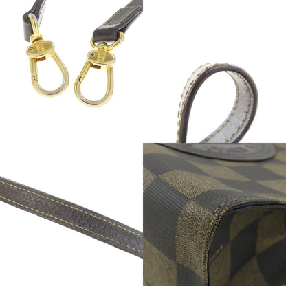 FENDI フェンディ 市松模様 2WAY ハンドバッグ PVC レディース 中古