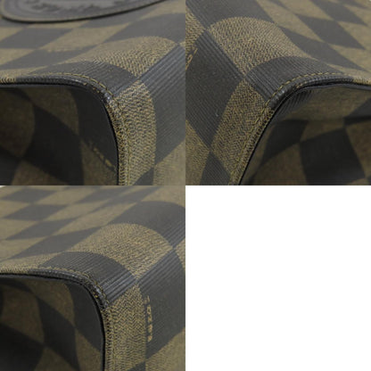 FENDI フェンディ 市松模様 2WAY ハンドバッグ PVC レディース 中古