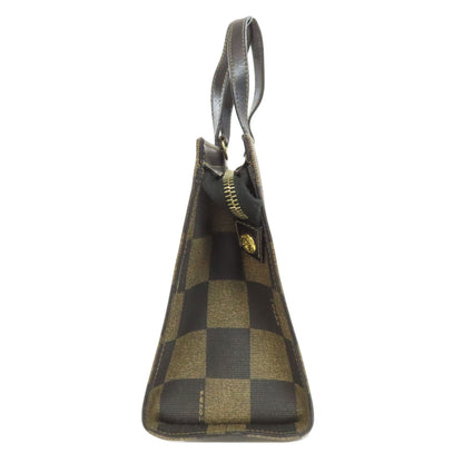 FENDI フェンディ 市松模様 2WAY ハンドバッグ PVC レディース 中古