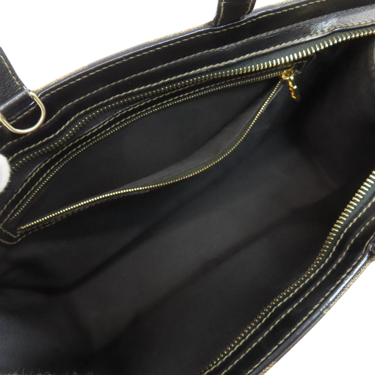 FENDI フェンディ 市松模様 2WAY ハンドバッグ PVC レディース 中古