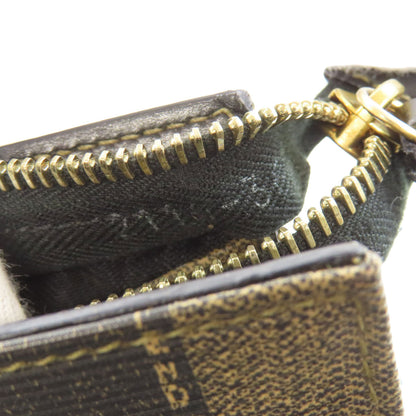 FENDI フェンディ 市松模様 2WAY ハンドバッグ PVC レディース 中古