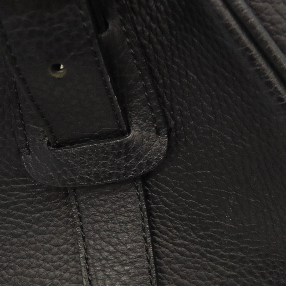 BURBERRY バーバリー ロゴ ハンドバッグ レザー レディース 中古
