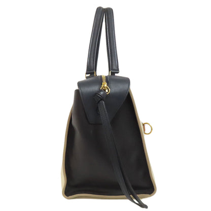 CELINE セリーヌ リングバッグ トートバッグ レザー レディース 中古