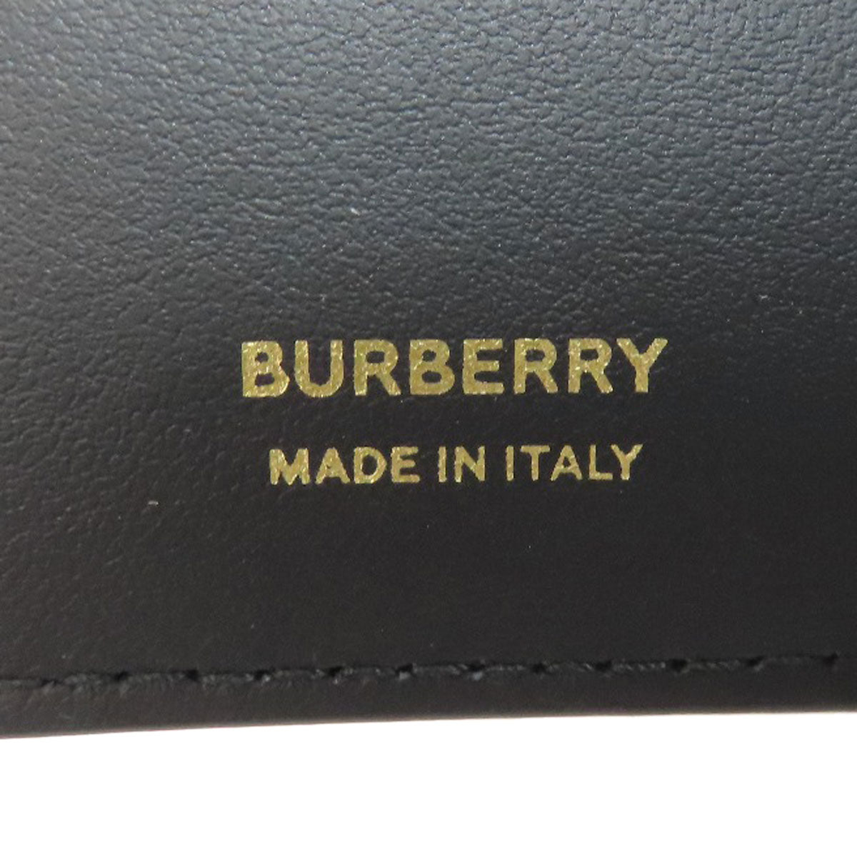 BURBERRY バーバリー ローラ TBロゴ 二つ折り財布（小銭入れあり） レザー レディース 中古