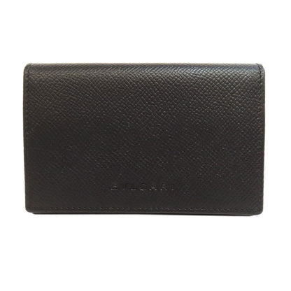BVLGARI ブルガリ ロゴ カードケース レザー レディース 中古