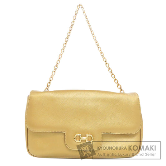 Salvatore Ferragamo サルヴァトーレフェラガモ ガンチーニ ハンドバッグ PVC レディース 中古