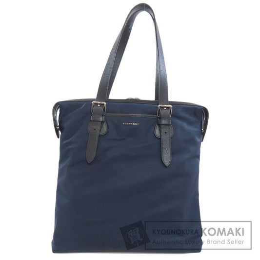 BURBERRY バーバリー ロゴ トートバッグ ナイロン レディース 中古