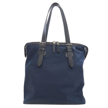 BURBERRY バーバリー ロゴ トートバッグ ナイロン レディース 中古
