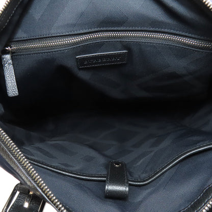 BURBERRY バーバリー ロゴ トートバッグ ナイロン レディース 中古