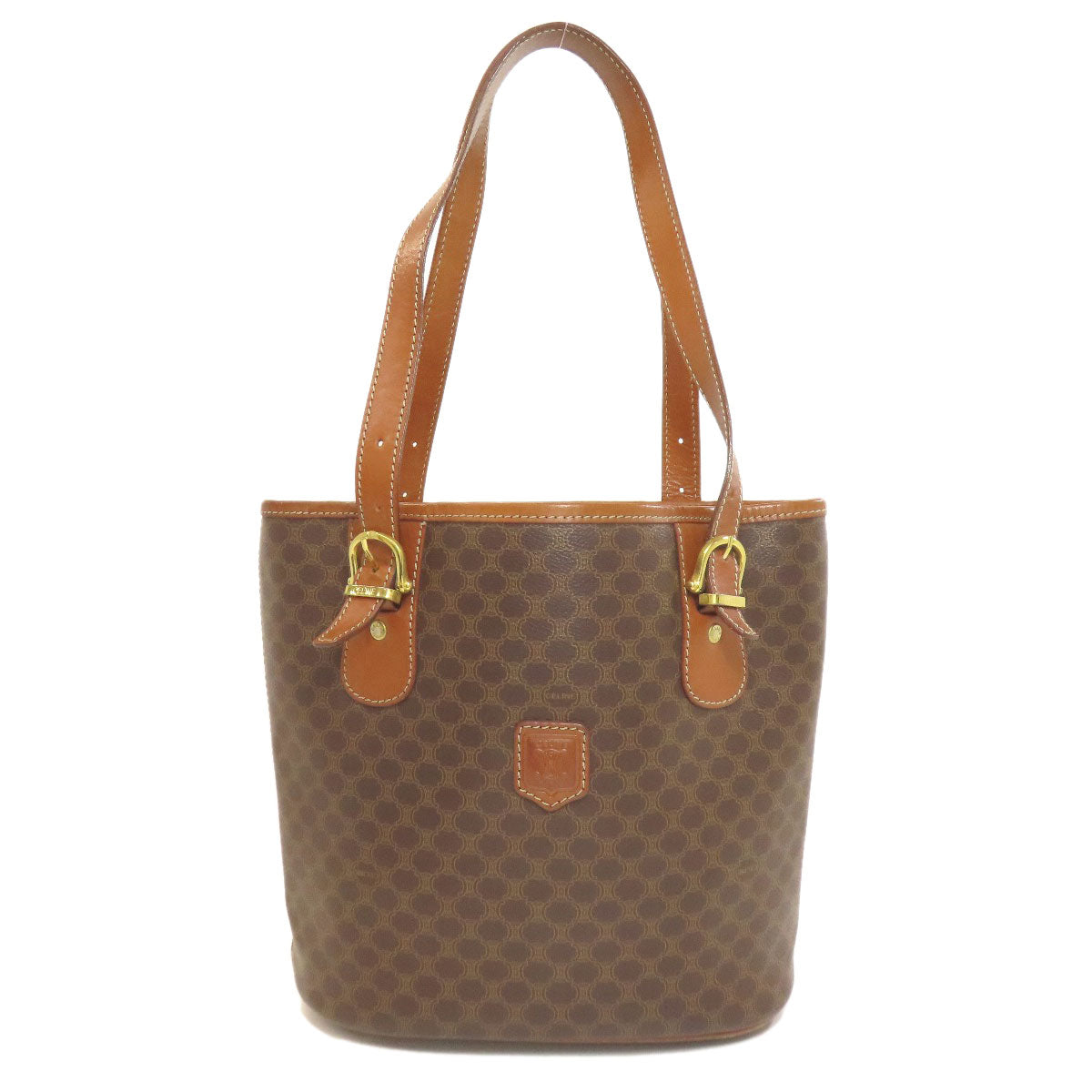 CELINE セリーヌ マカダム柄 トートバッグ PVC レディース 中古