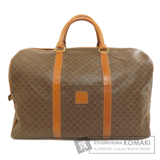 CELINE セリーヌ マカダム柄 ボストンバッグ PVC レディース 中古