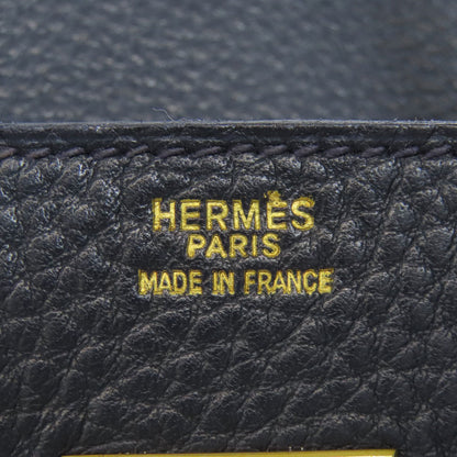 HERMES エルメス オータクロア32 ゴールド金具 ハンドバッグ トゴ レディース 中古