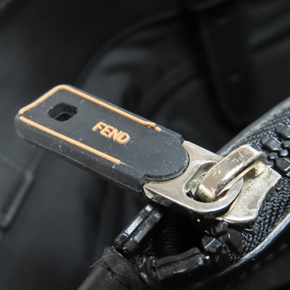 FENDI フェンディ ロゴ トートバッグ キャンバス レディース 中古