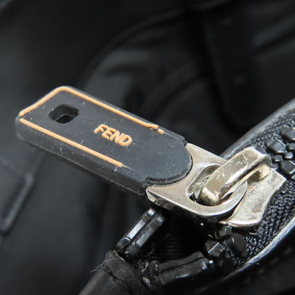 FENDI フェンディ ロゴ トートバッグ キャンバス レディース 中古