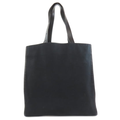 FENDI フェンディ ロゴ トートバッグ キャンバス レディース 中古