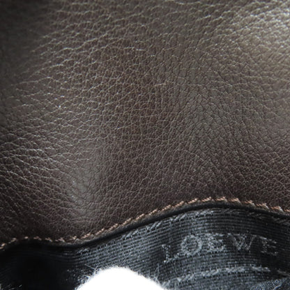 LOEWE ロエベ アナグラム ショルダーバッグ レザー レディース 中古