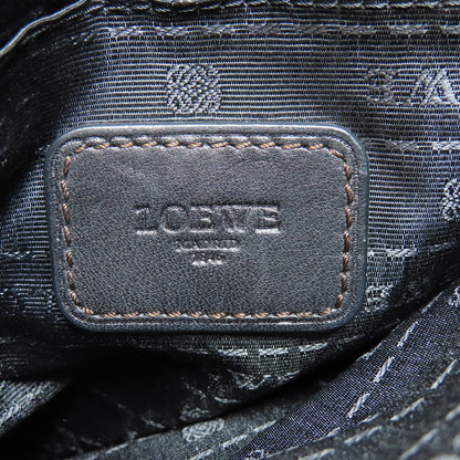 LOEWE ロエベ アナグラム ショルダーバッグ レザー レディース 中古