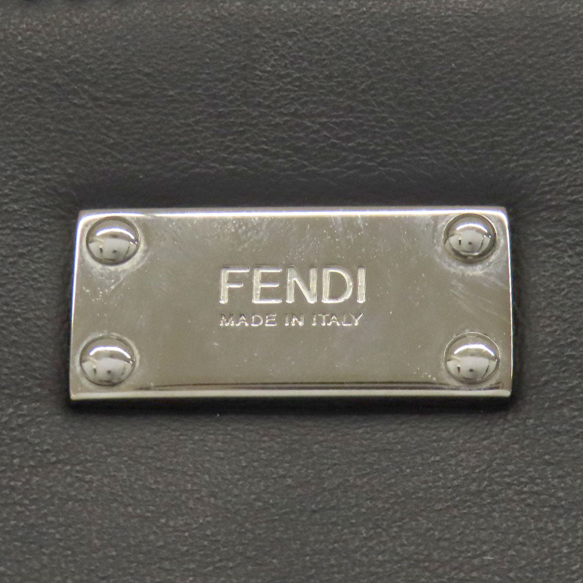 FENDI フェンディ ピーカブー エックスライト 2WAY ハンドバッグ カーフ レディース 中古
