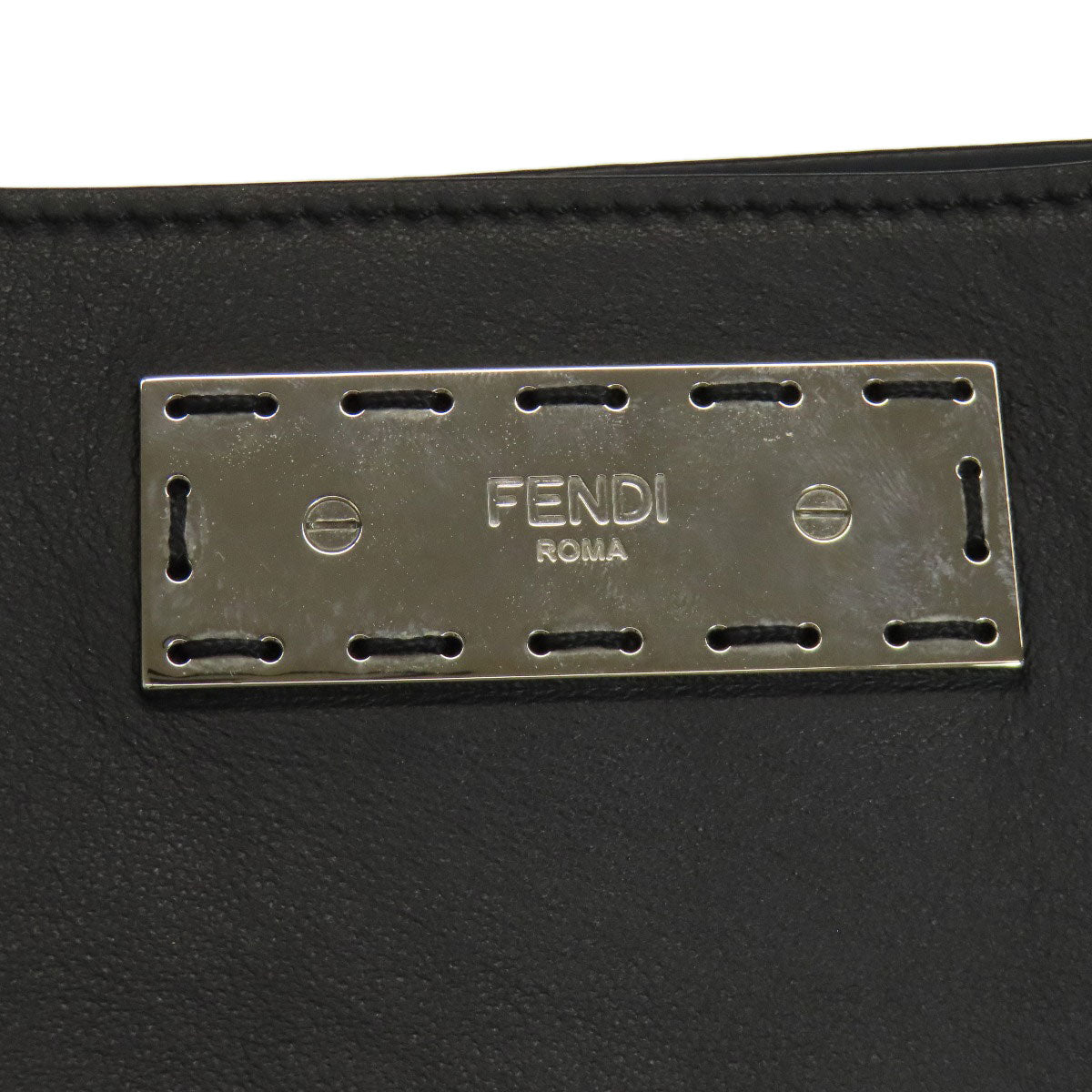 FENDI フェンディ ピーカブー エックスライト 2WAY ハンドバッグ カーフ レディース 中古