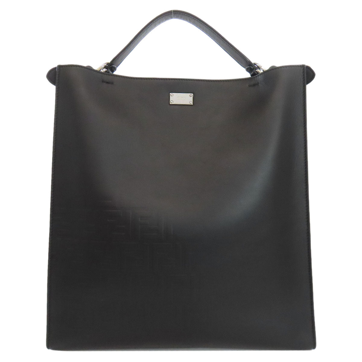FENDI フェンディ ピーカブー エックスライト 2WAY ハンドバッグ カーフ レディース 中古