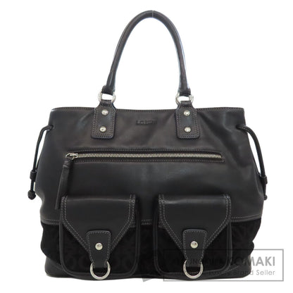 LOEWE ロエベ ロゴ ハンドバッグ レザー レディース 中古