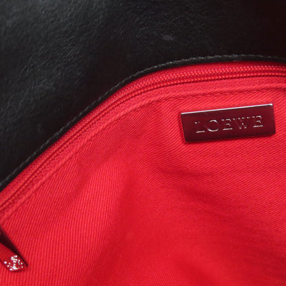 LOEWE ロエベ ロゴ ハンドバッグ レザー レディース 中古