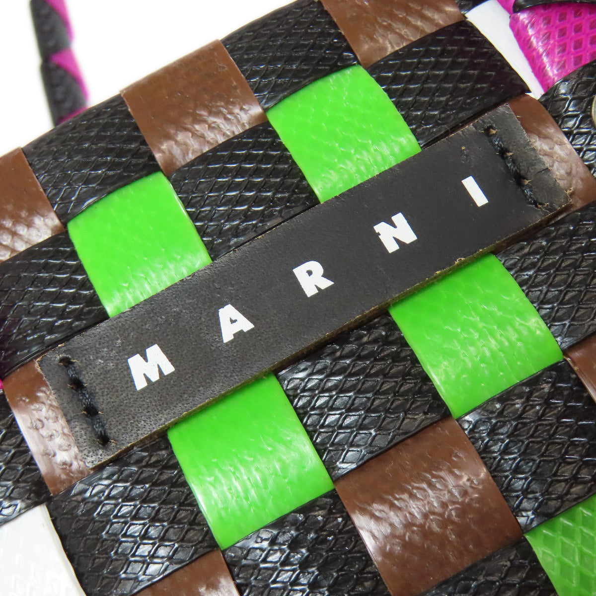 MARNI マルニ カゴバッグ ハンドバッグ ポリプロピレン レディース 中古