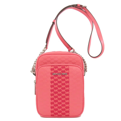 Michael Kors マイケルコース ロングショルダー MKシグネチャー ショルダーバッグ レザー レディース 中古