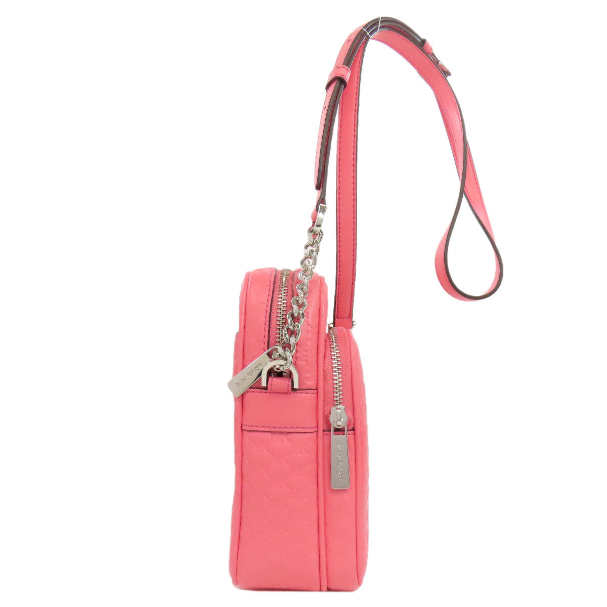 Michael Kors マイケルコース ロングショルダー MKシグネチャー ショルダーバッグ レザー レディース 中古