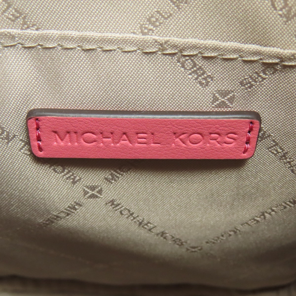 Michael Kors マイケルコース ロングショルダー MKシグネチャー ショルダーバッグ レザー レディース 中古