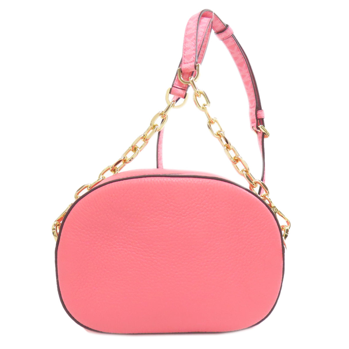 Michael Kors マイケルコース MKシグネチャー　チェーンショルダー ショルダーバッグ レザー レディース 中古