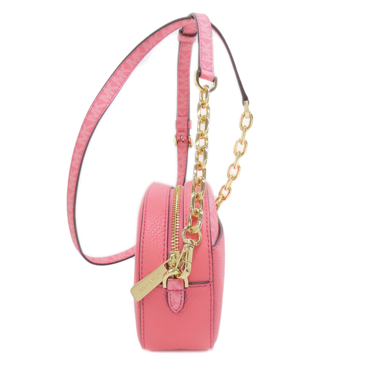 Michael Kors マイケルコース MKシグネチャー　チェーンショルダー ショルダーバッグ レザー レディース 中古