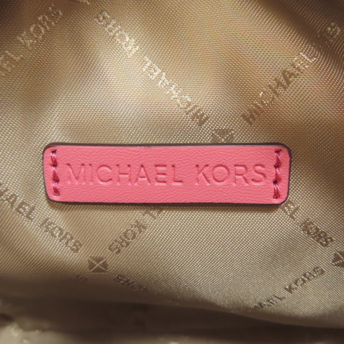 Michael Kors マイケルコース MKシグネチャー　チェーンショルダー ショルダーバッグ レザー レディース 中古