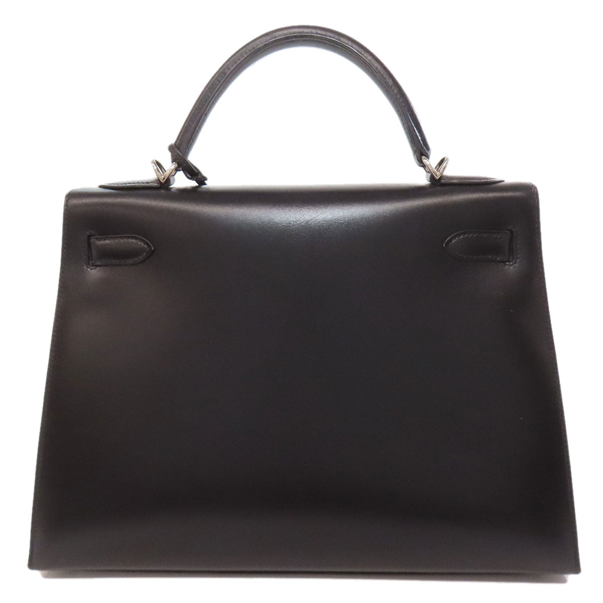 HERMES エルメス ケリー32 外縫い シルバー金具 ハンドバッグ ボックスカーフ レディース 中古