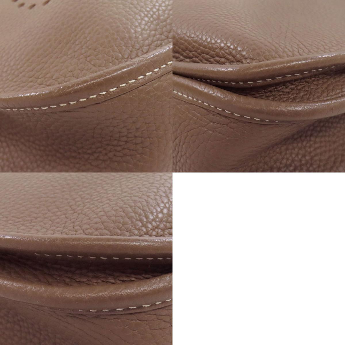 HERMES エルメス エブリン 3 PM エトープ シルバー金具 ショルダーバッグ トリヨン レディース 中古