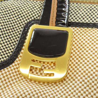 FENDI フェンディ 2WAY ハンドバッグ キャンバス レディース 中古