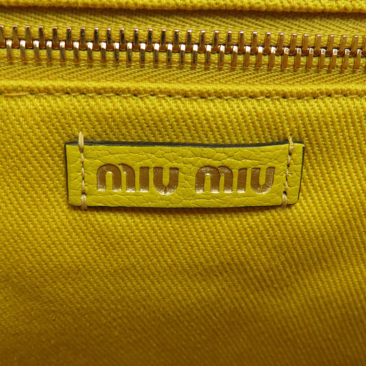 MIUMIU ミュウミュウ ストライプ 2WAY トートバッグ キャンバス レディース 中古