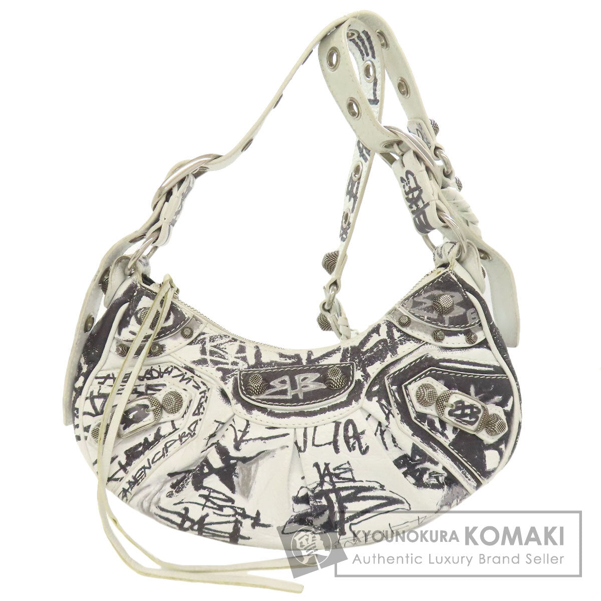 BALENCIAGA バレンシアガ 671309 ル・カゴール XS ショルダーバッグ カーフ レディース 中古