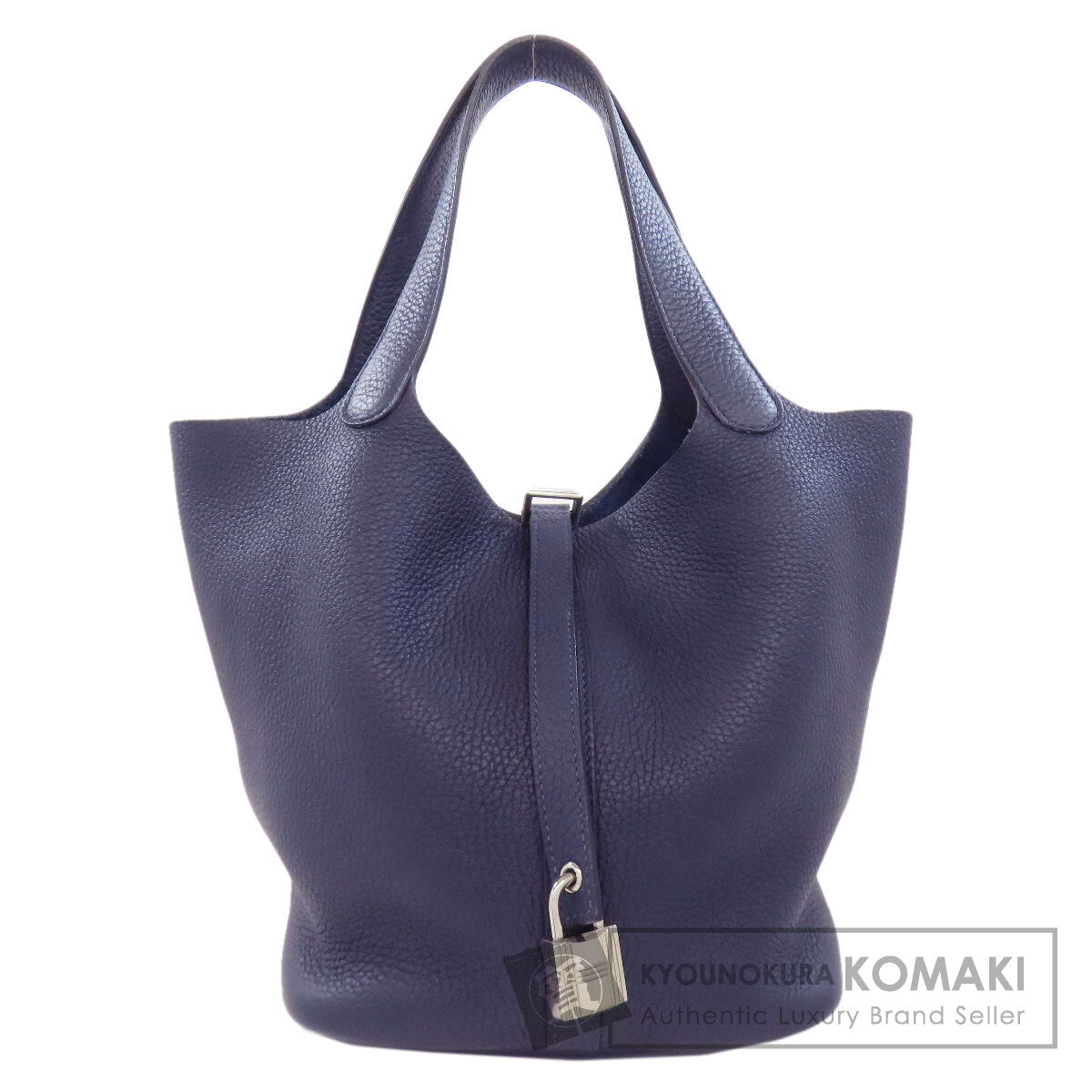HERMES エルメス ピコタンロックMM シルバー金具 ハンドバッグ トリヨン レディース 中古