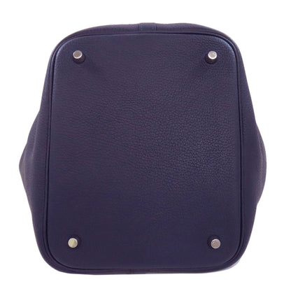 HERMES エルメス ピコタンロックMM シルバー金具 ハンドバッグ トリヨン レディース 中古