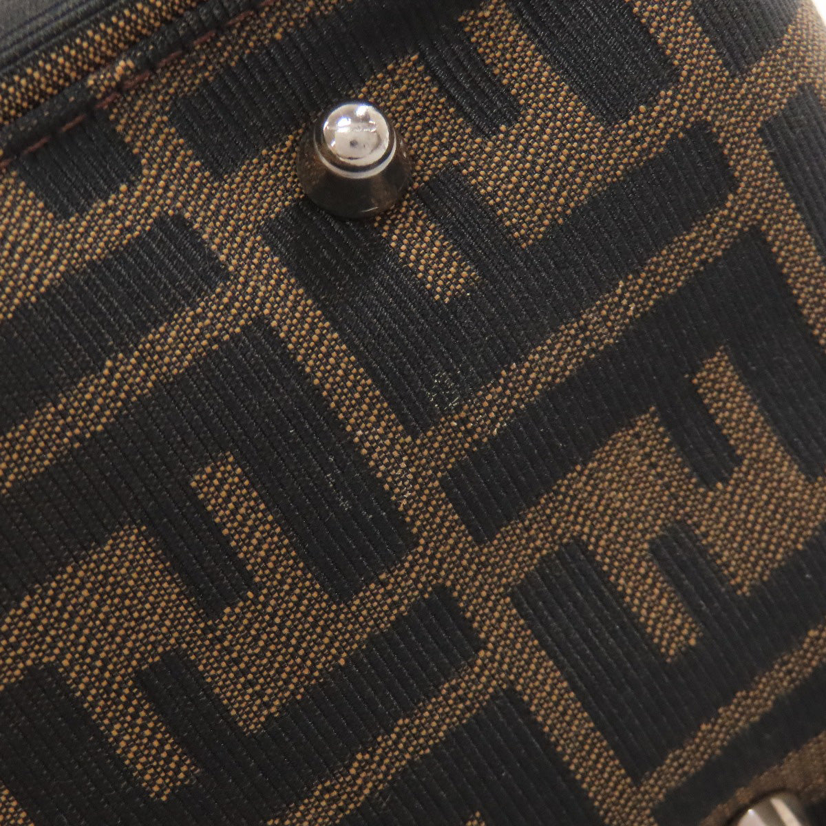 FENDI フェンディ ズッカ柄 ハンドバッグ キャンバス レディース 中古