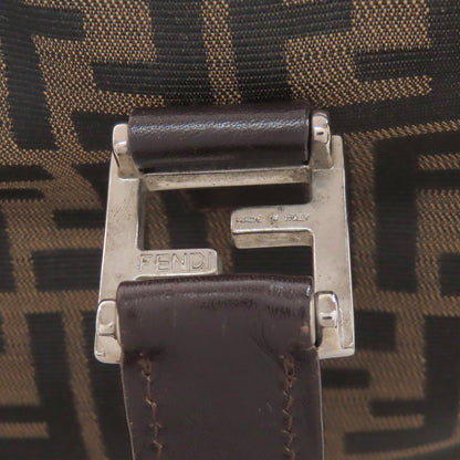 FENDI フェンディ ズッカ柄 ハンドバッグ キャンバス レディース 中古