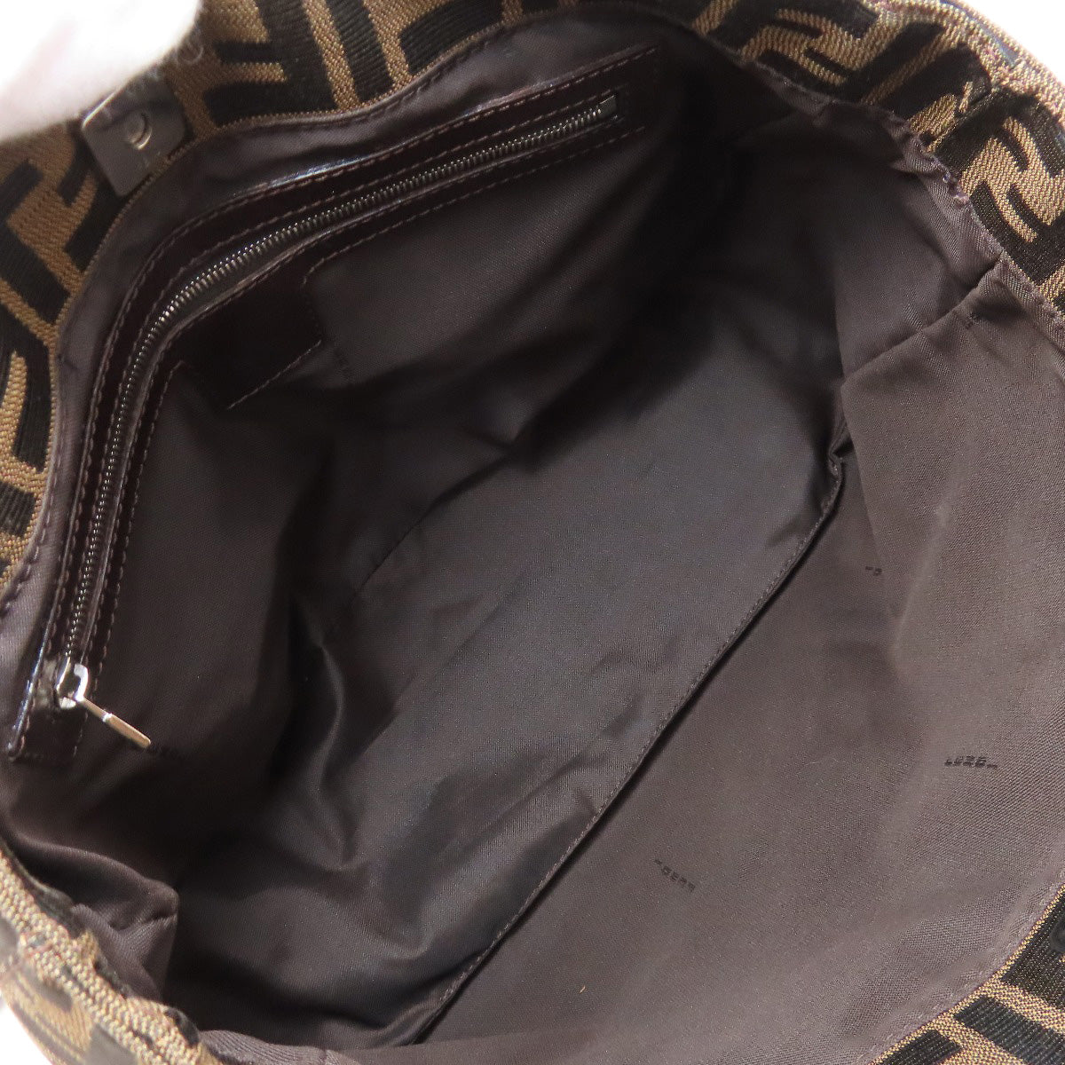 FENDI フェンディ ズッカ柄 ハンドバッグ キャンバス レディース 中古