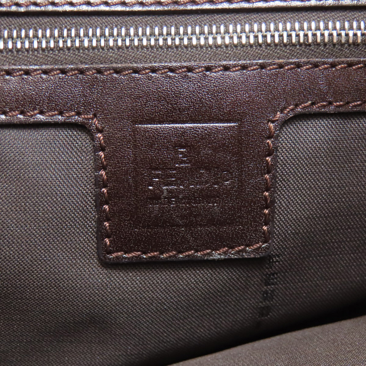 FENDI フェンディ ズッカ柄 ハンドバッグ キャンバス レディース 中古
