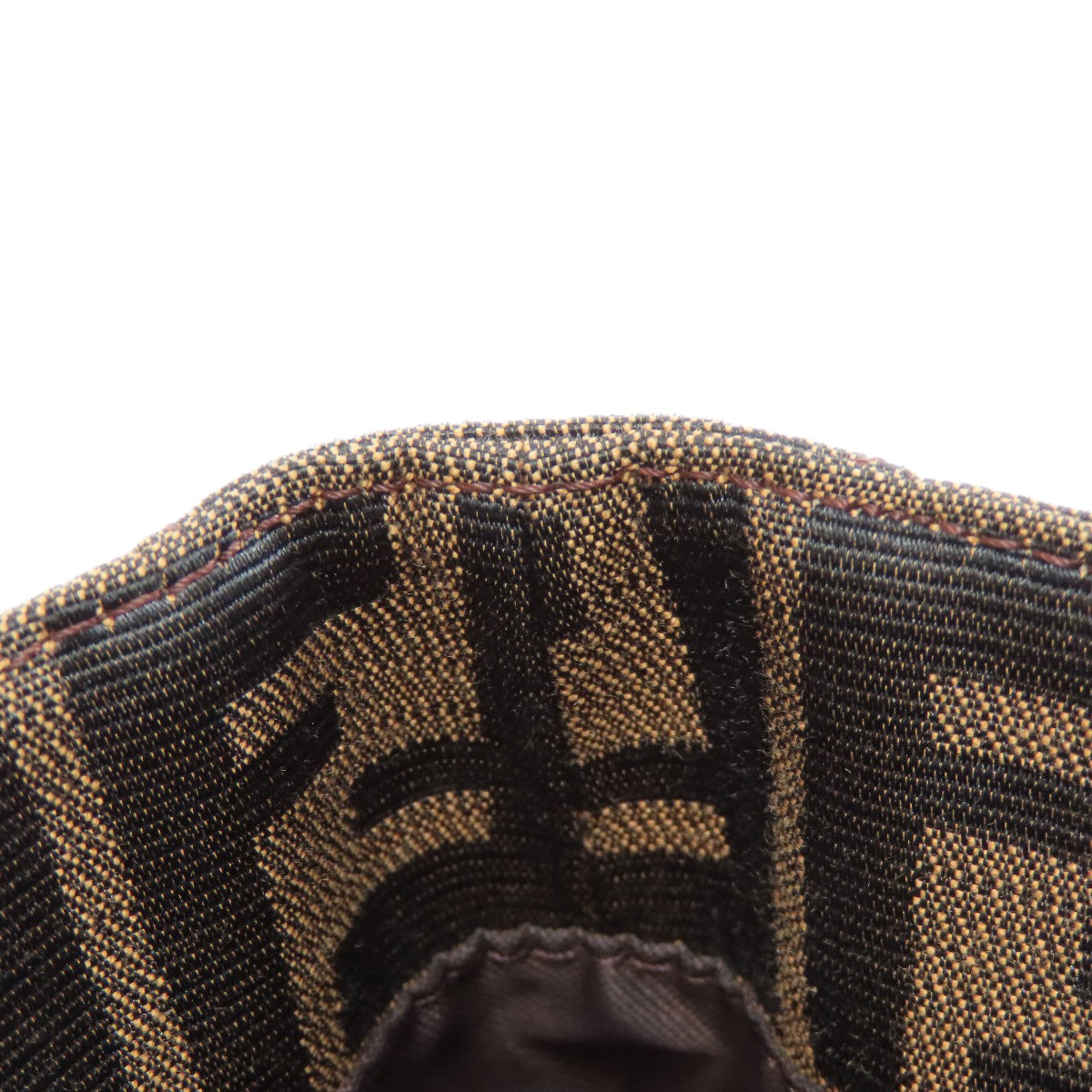 FENDI フェンディ ズッカ柄 ハンドバッグ キャンバス レディース 中古