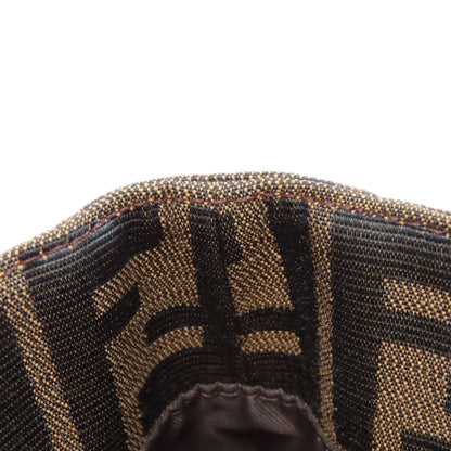 FENDI フェンディ ズッカ柄 ハンドバッグ キャンバス レディース 中古